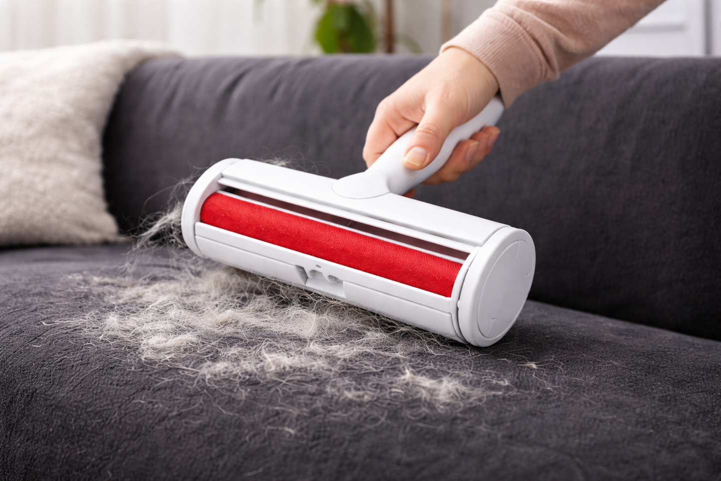 Kinvira Pet Hair Remover – Reusable Forever, Save Money, Eco-Friendly (No Refills)